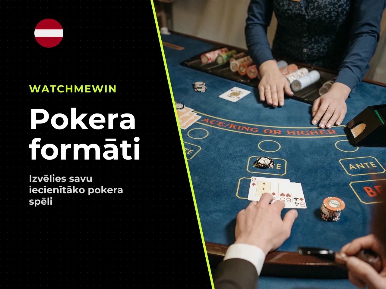 Spēlēt poker online nozīmē izvēlēties starp