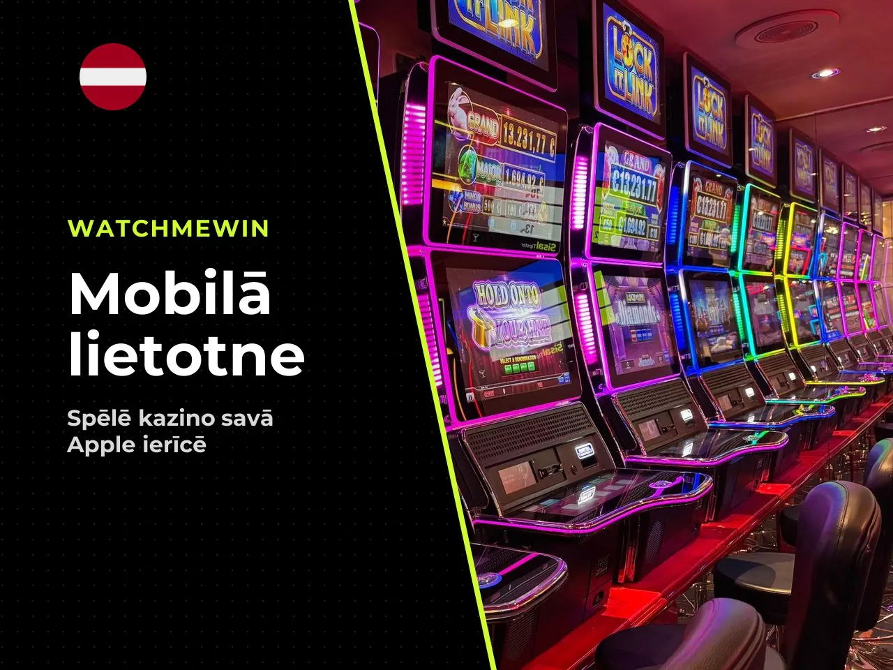 WatchMeWin iOS piekļuve kazino Apple ierīcēs