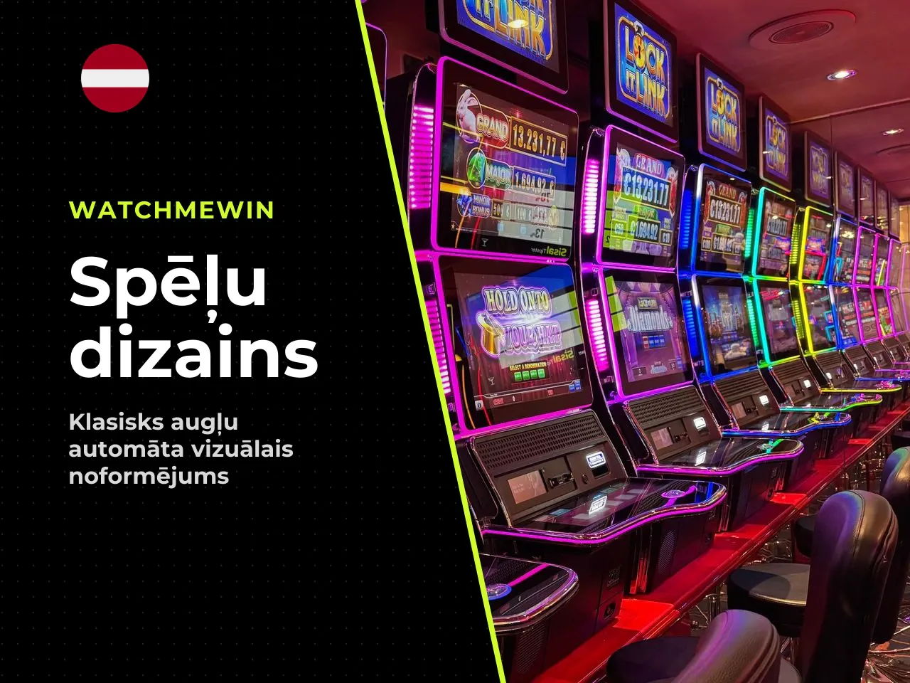 Tematika, dizains un augļu simboli. Sizzling