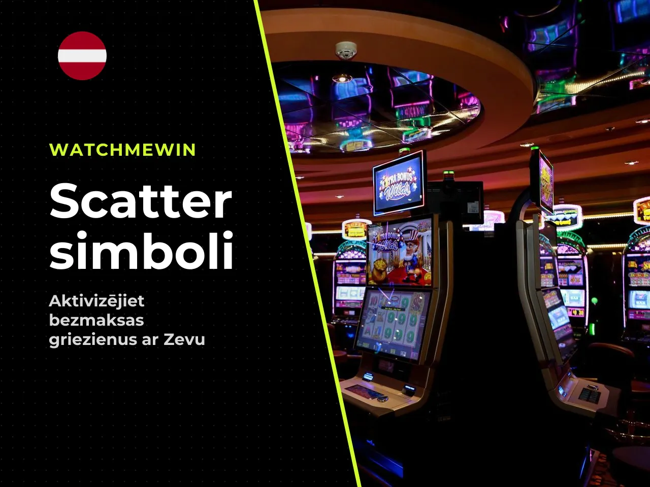 Scatter simboli un bezmaksas griezienu aktivizēšana