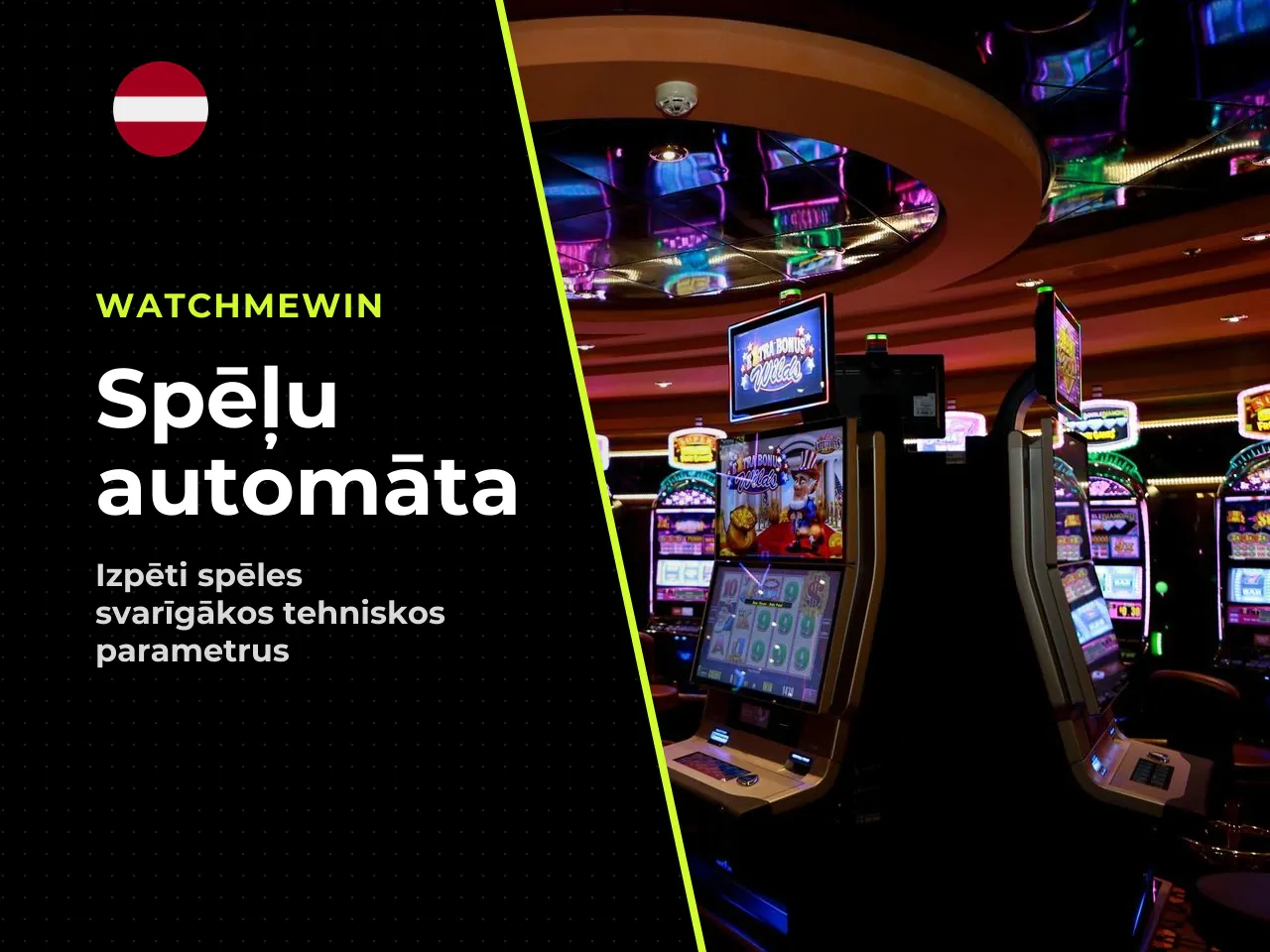 Spēļu automāta galvenās iezīmes. Spēļu automāta