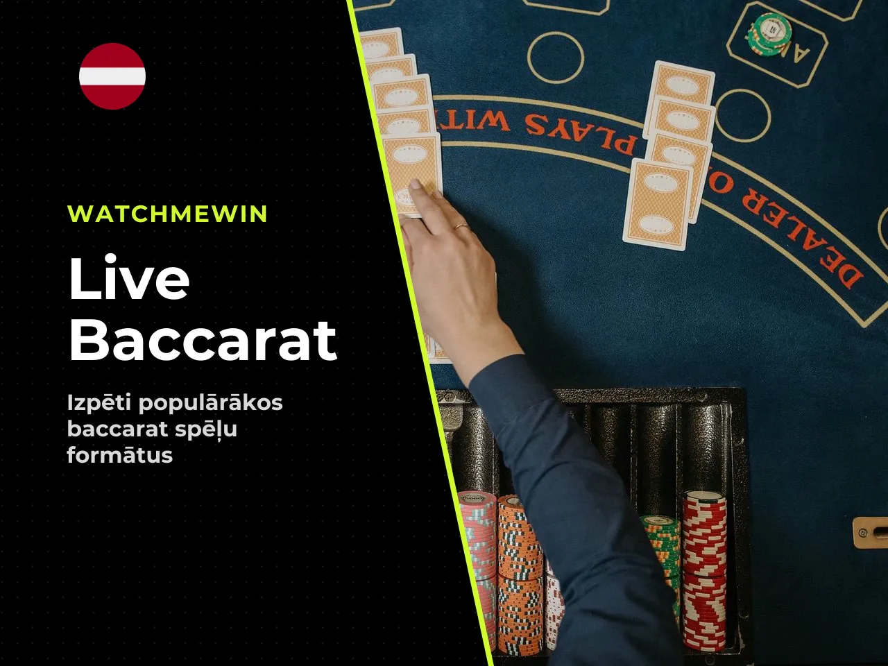 Live baccarat un citi spēles formāti