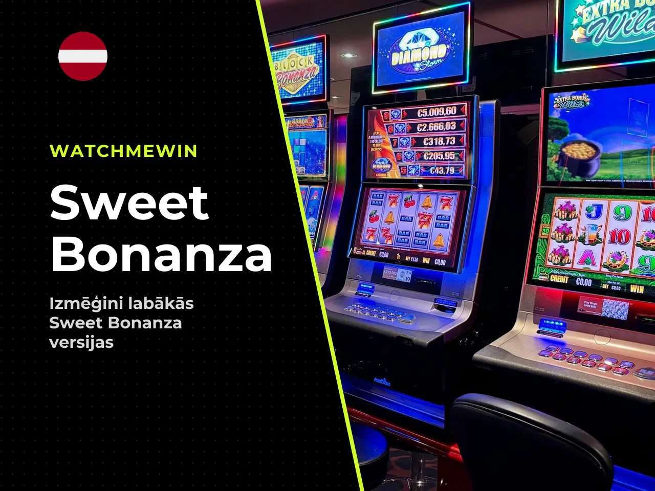 Sweet Bonanza variācijas un līdzīgas spēles