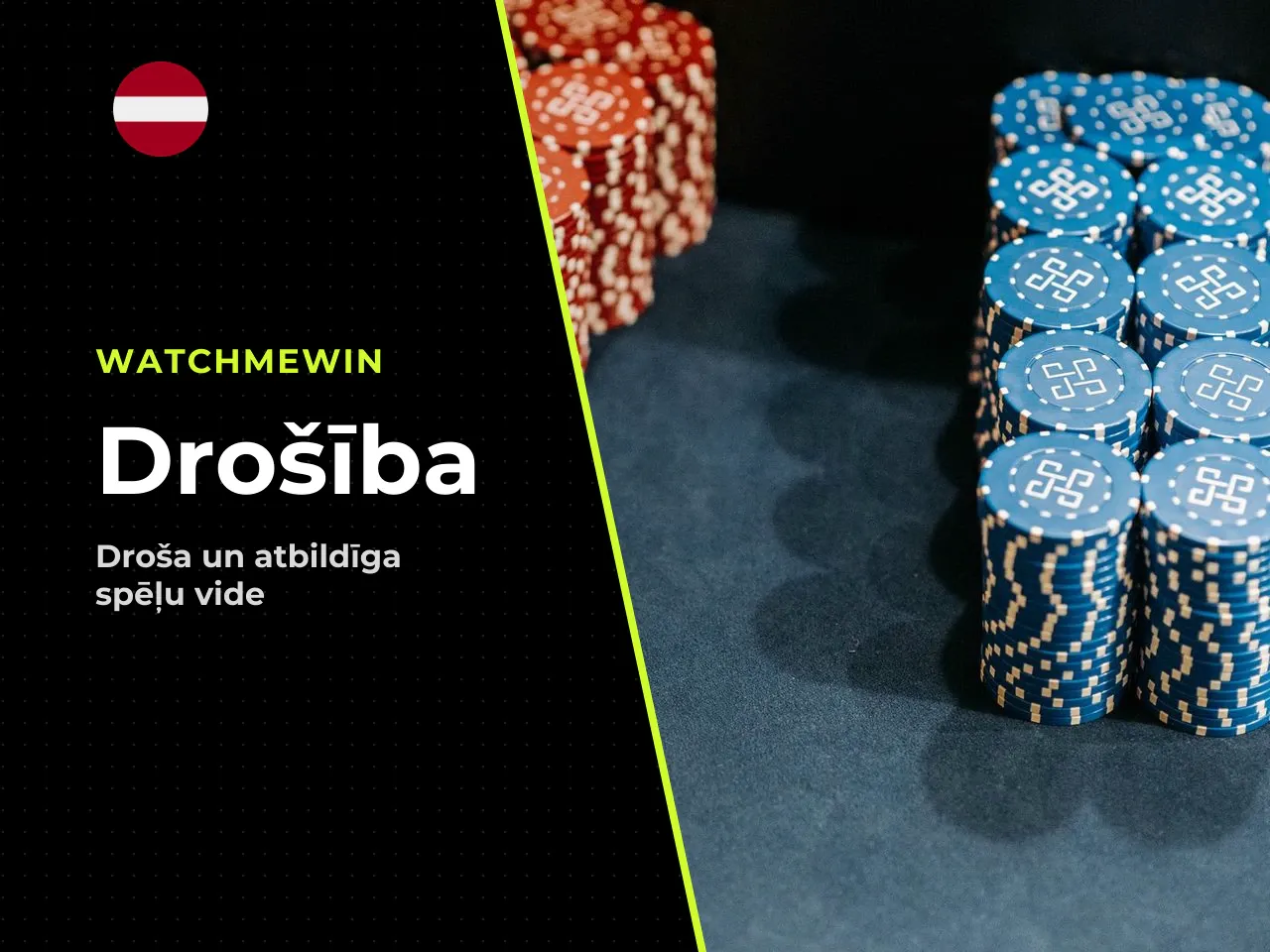 WatchMeWin kazino licence, drošība un atbildīga