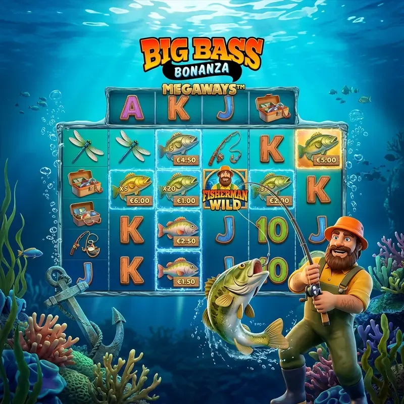 Big Bass Bonanza Megaways demo, spēles