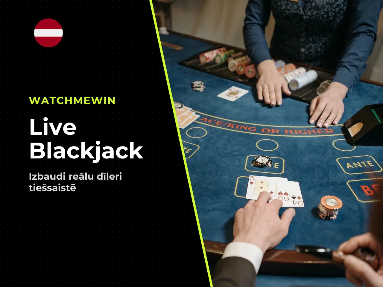 Blackjack live dealer kā notiek spēle