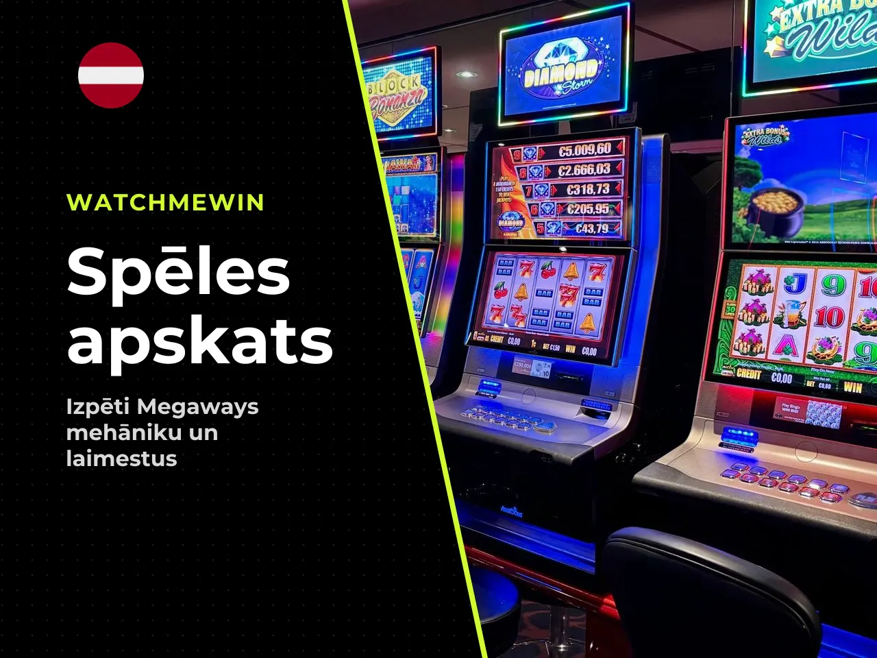 Tabula uzskatāmi parāda, ka Megaways versija