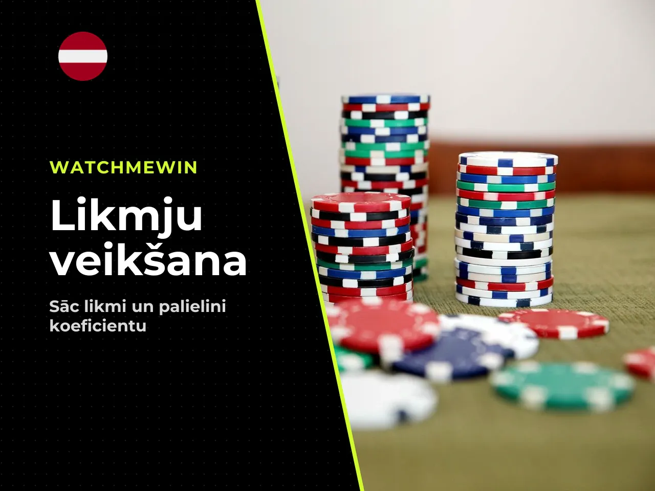 Likmes veikšana un reizinātāja pieaugums. Pirms