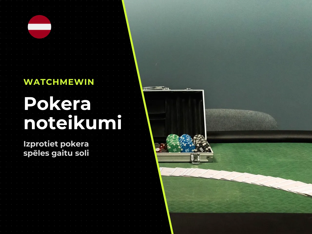 Kāršu saņemšana 2 slēptās kārtis Pre-flop