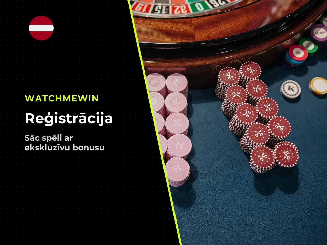 Reģistrācija, iemaksa un bonusa aktivizēšana. Reģistrācijas