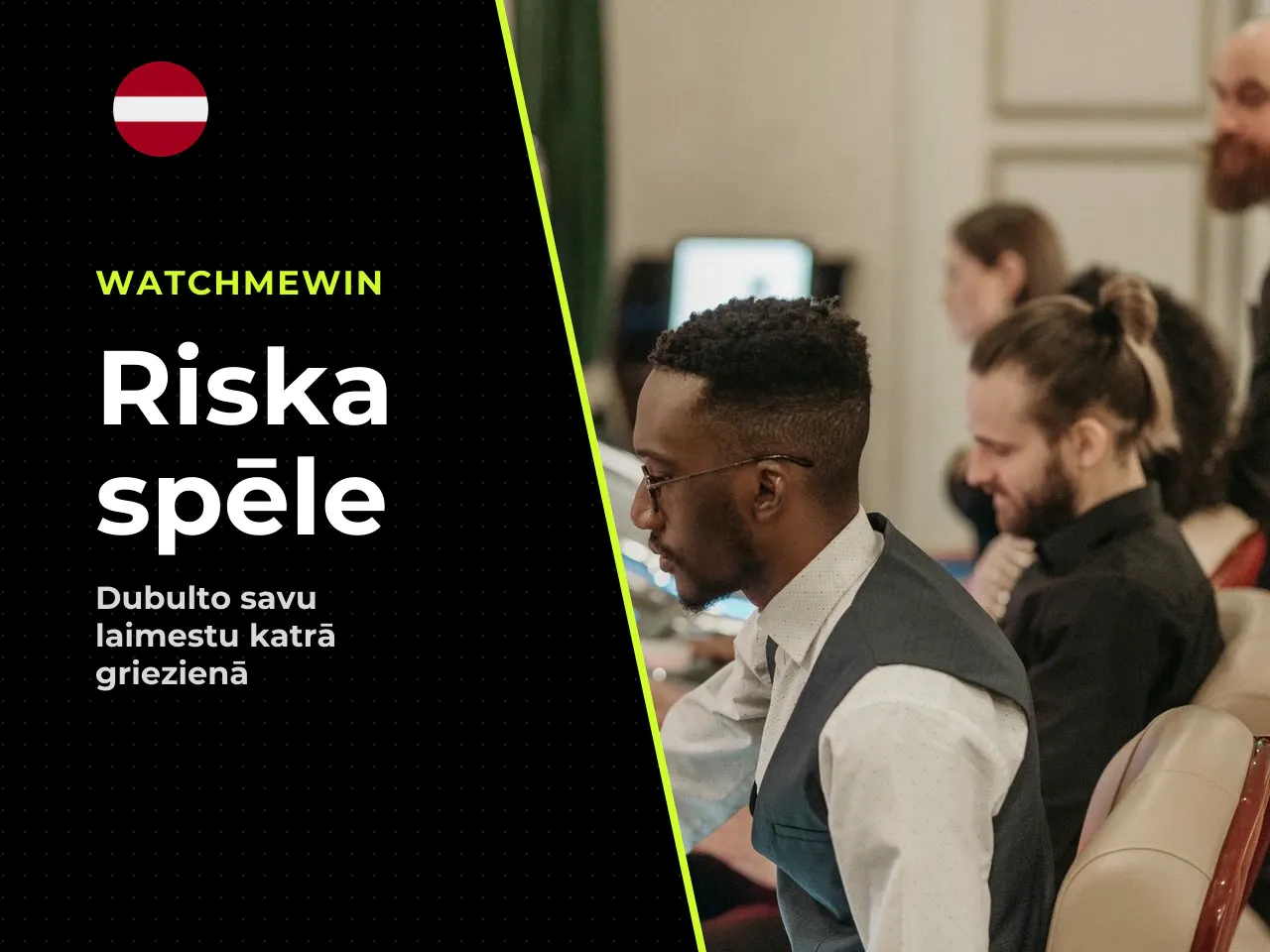 Riska Gamble spēle laimesta dubultošana. Pēc