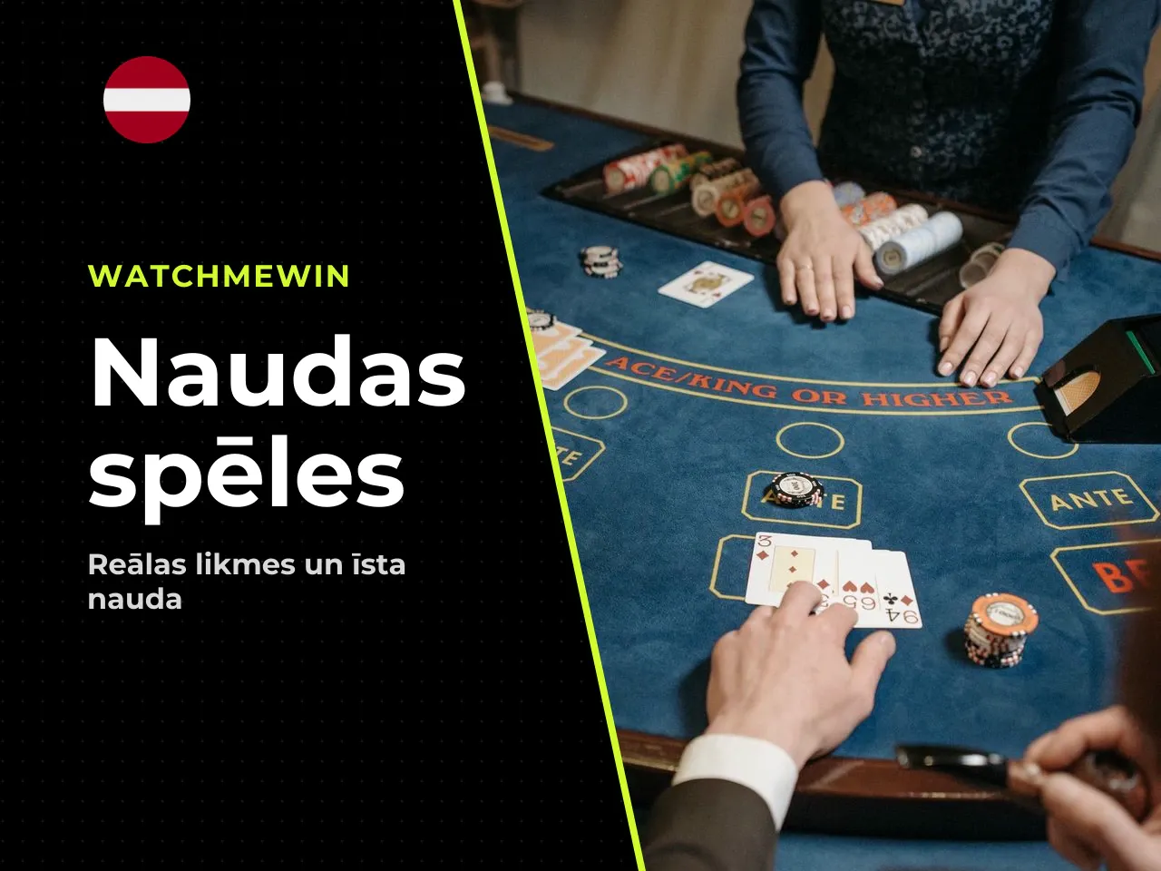 Cash games spēle pie galda ar