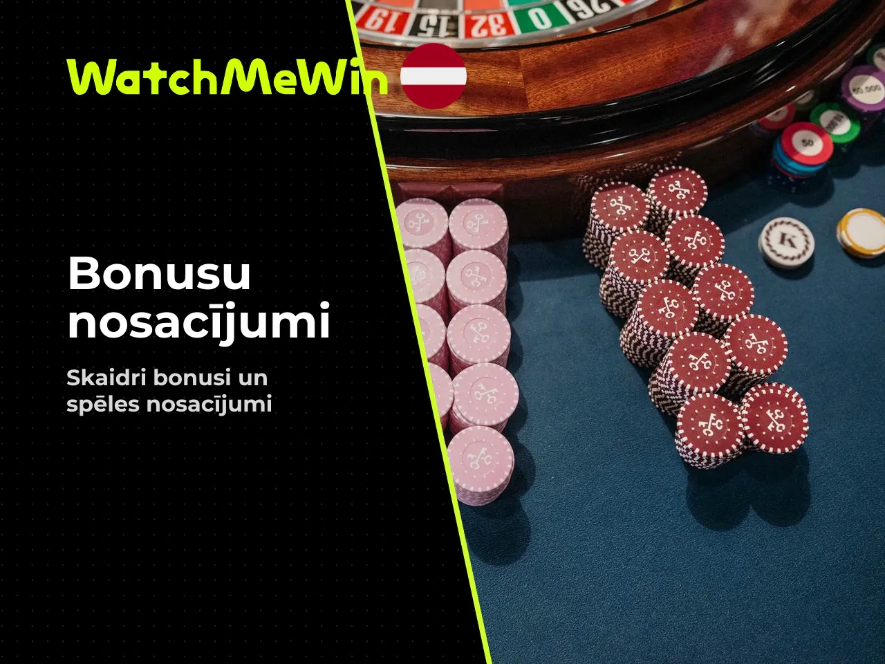 WatchMeWin bonusi un to izmantošanas nosacījumi