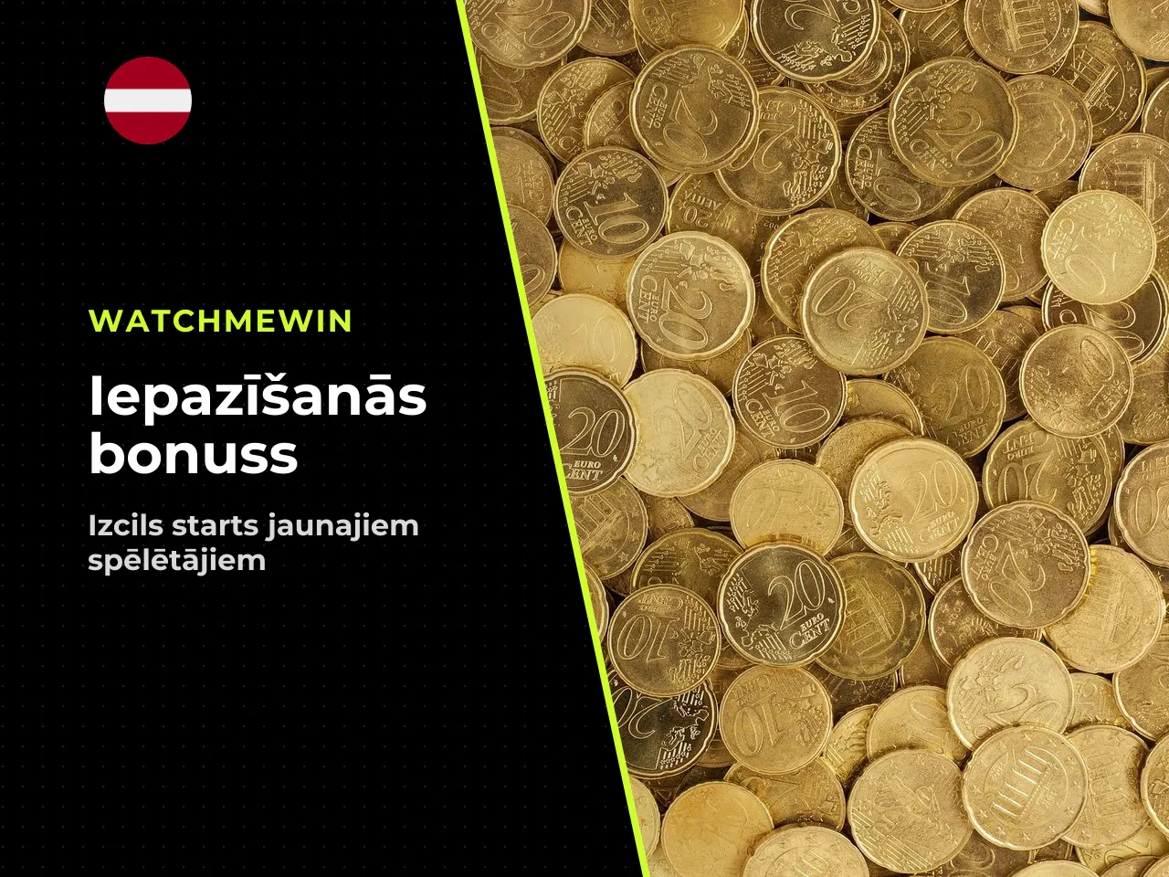 Iepazīšanās bonuss un bezmaksas griezieni. Standarta