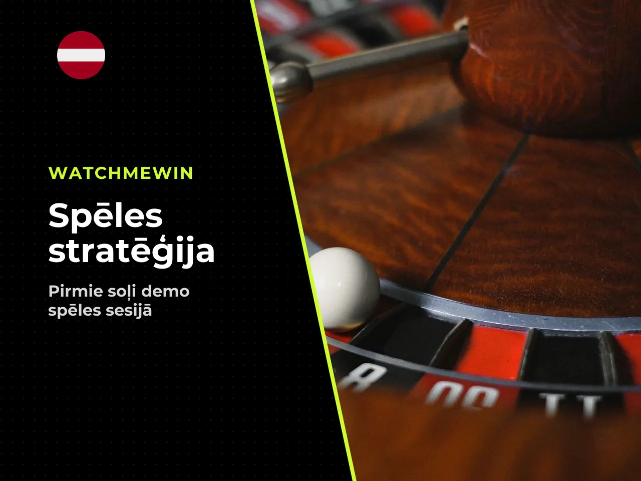 Trīs soļu struktūra pirmajai demo sesijai