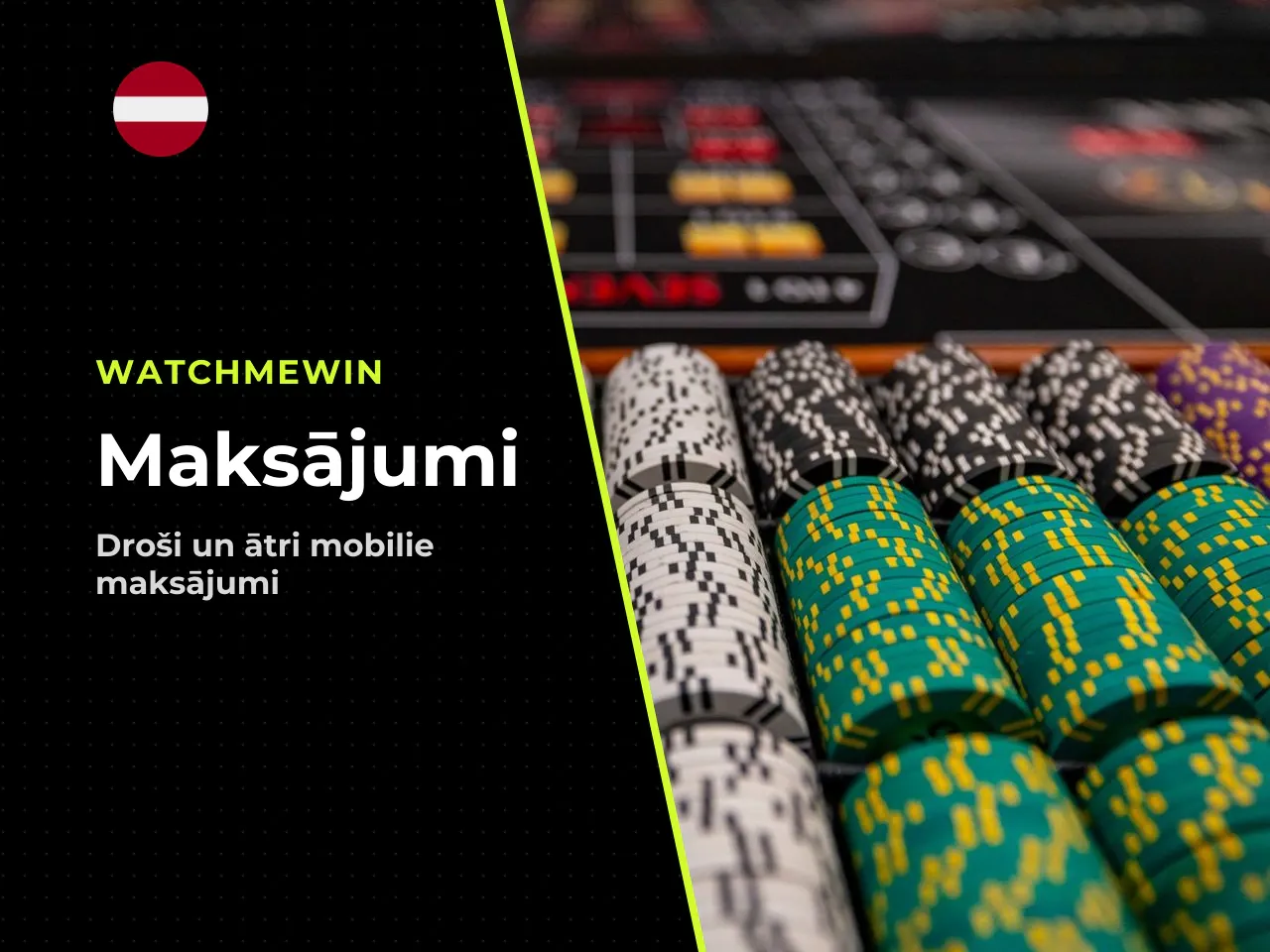 Maksājumu metodes un iemaksas no mobilās